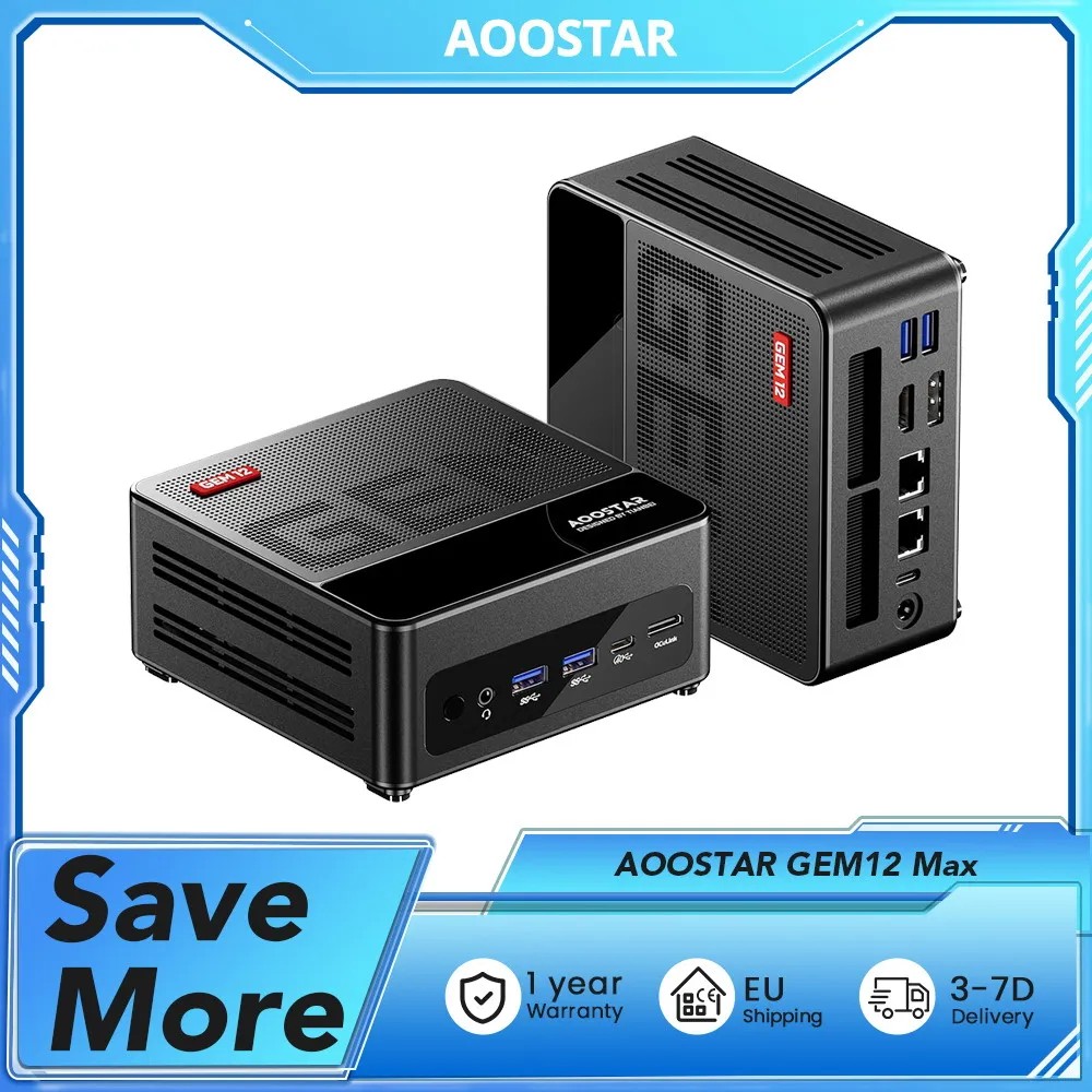 AOOSTAR GEM12 Max 8745HS 7700XT