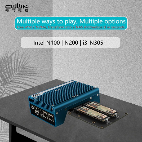 CWWK/Topton N200 4 NIC Short Fin