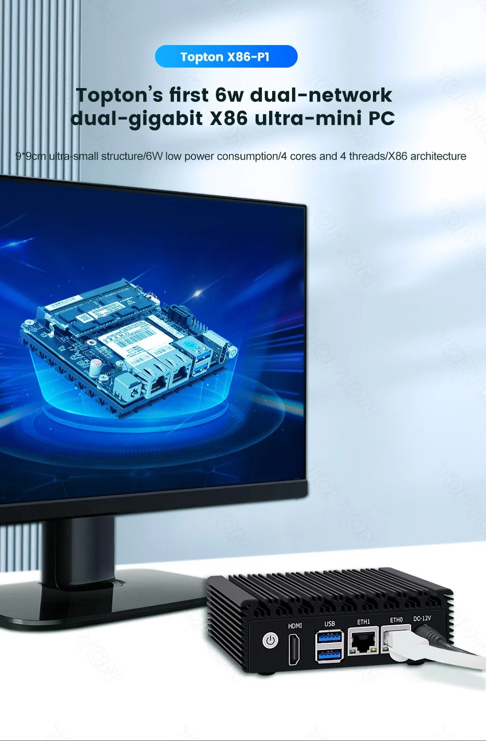 CWWK/Topton X86-P1 N3700 2 NIC