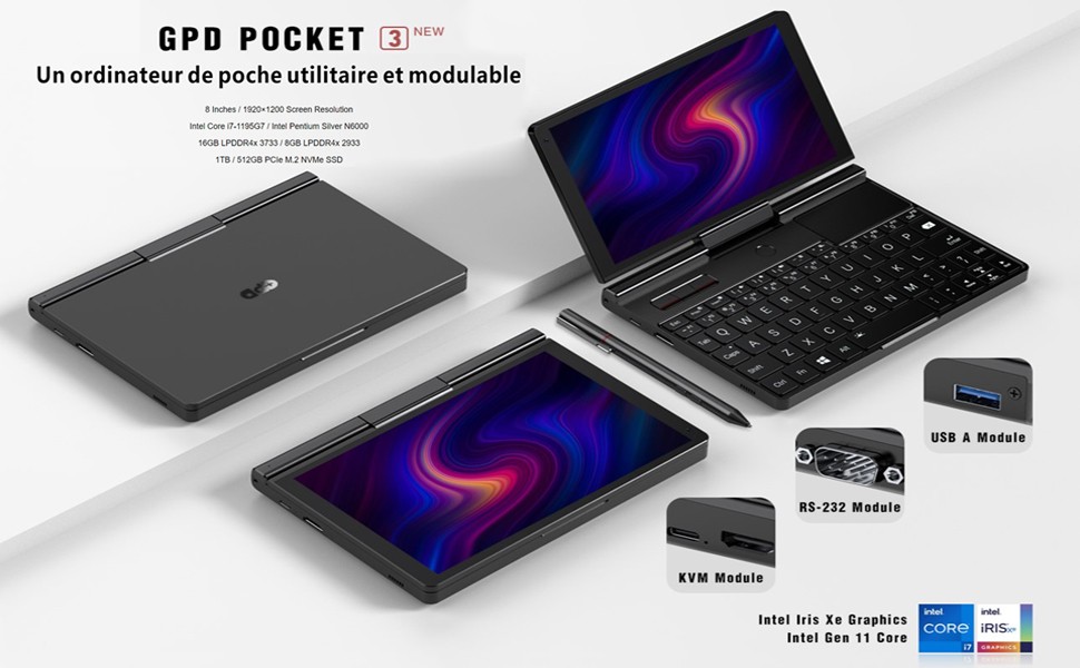 GPD Pocket 3 1195G7