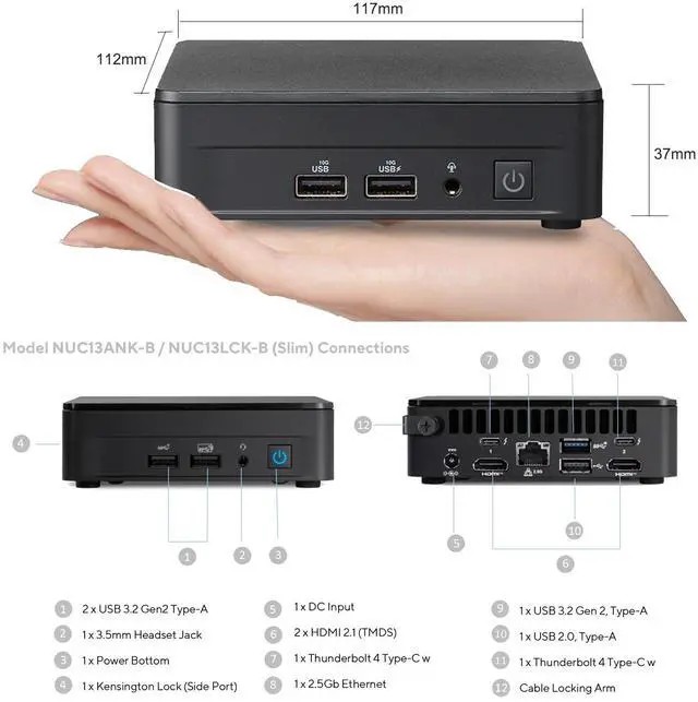 Intel NUC Pro NUC13ANKi3