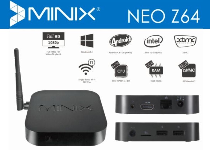 MinixPC Neo Z64