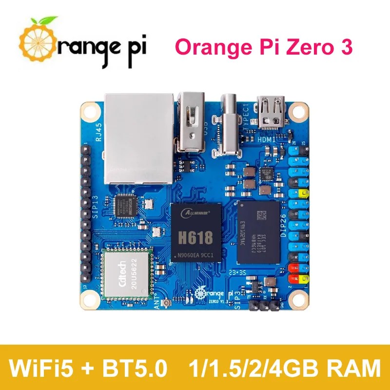Orange Pi Pi Zero 3 1.5GB